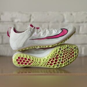 New Nike Zoom SuperFly Elite 2 “Sail Pink” Track Spikes Men Size 14 CD4382-101